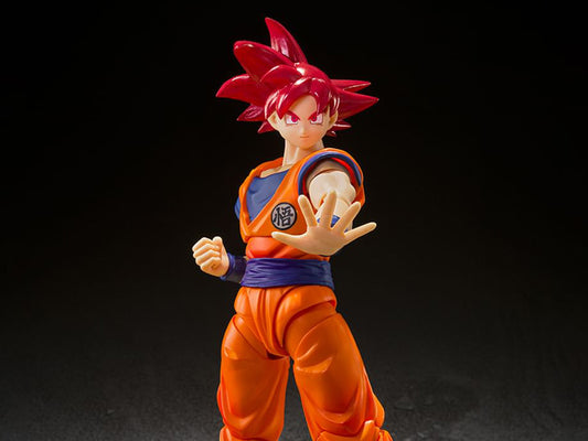 PRE-ORDER - Dragon Ball Super S.H.Figuarts Super Saiyan God Goku (Saiyan God of Virture)