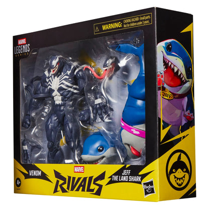 Marvel Rivals Marvel Legends Venom and Jeff the Land Shark Action Figure Two-Pack