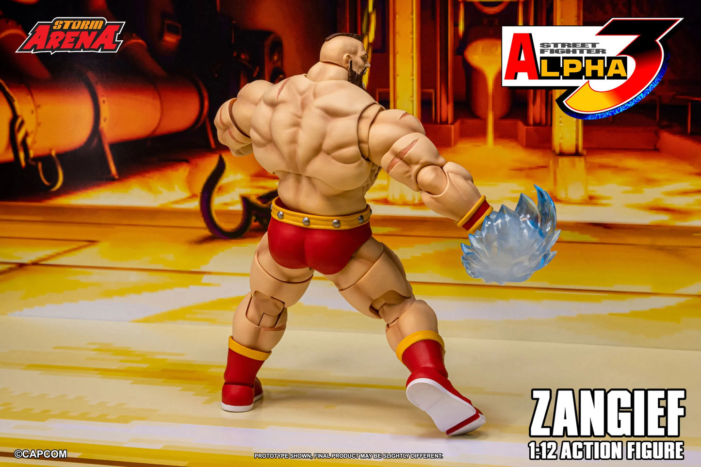 Pre-Order - Street Fighter Alpha 3 Storm Arena Zangief 1/12 Scale Action Figure
