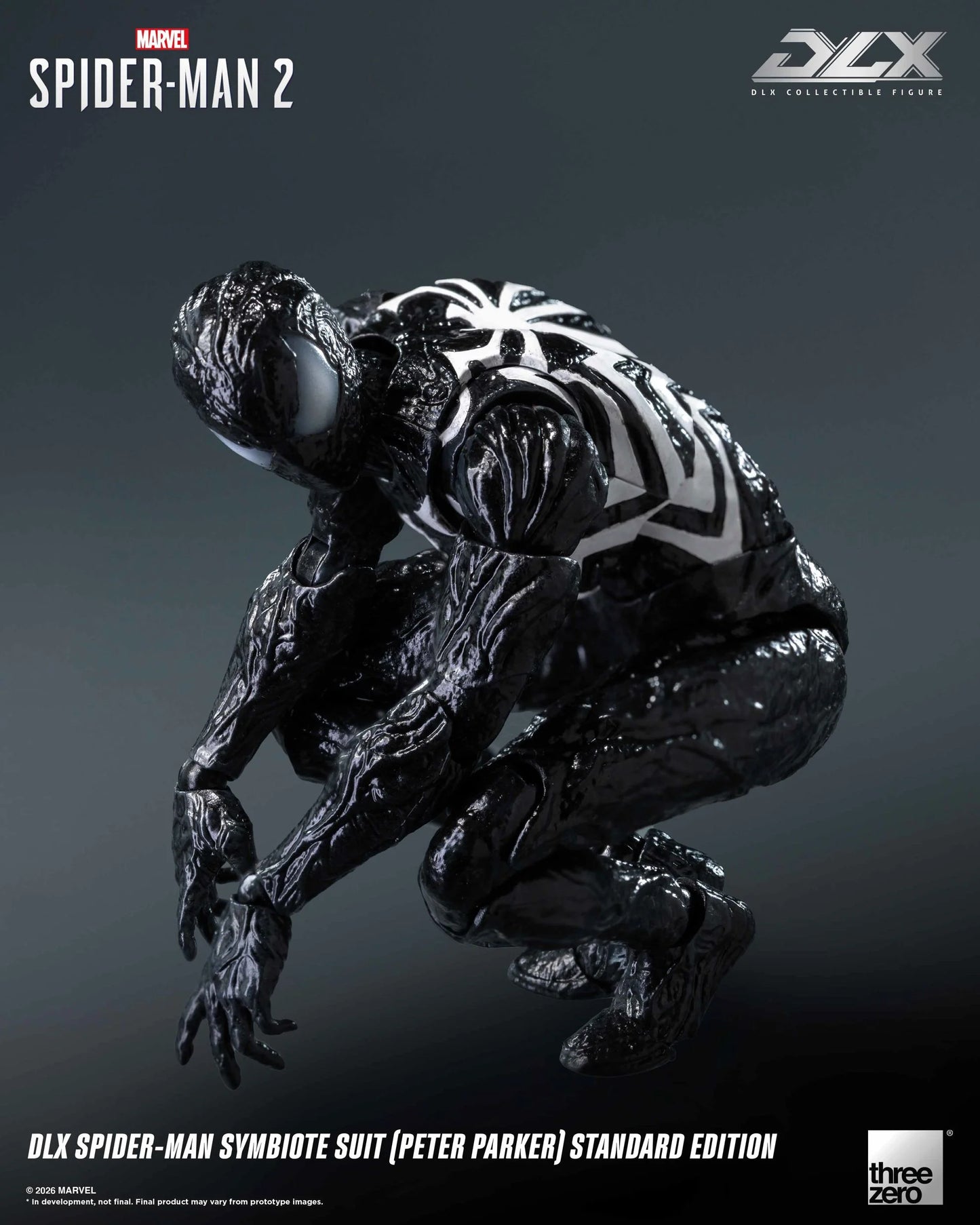 PRE-ORDER - Marvel's Spider-Man 2 DLX Spider-Man Symbiote Suit (Peter Parker) Standard Edition Action Figure