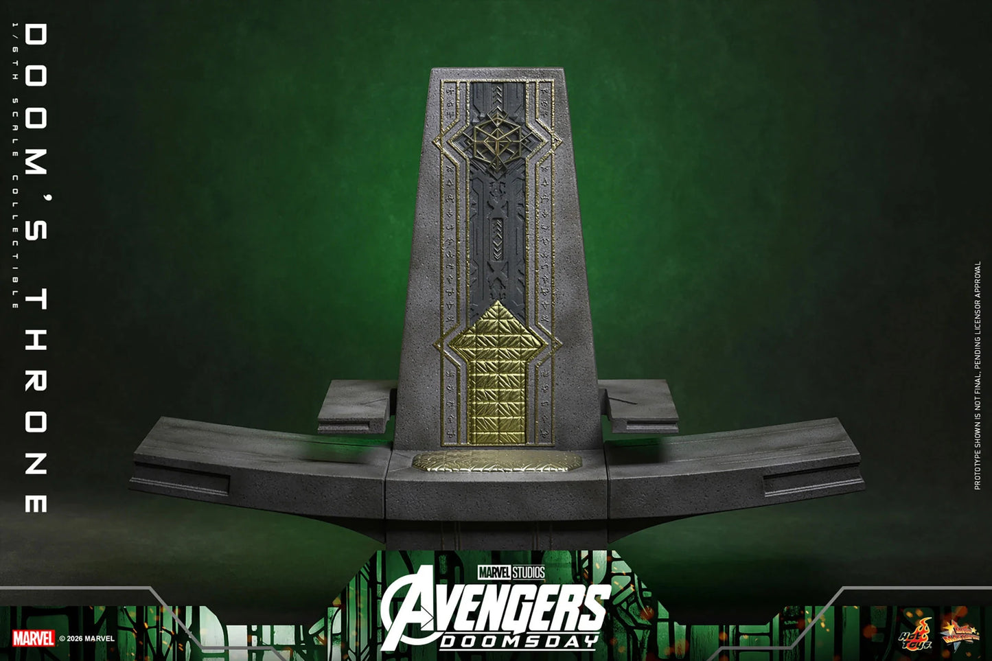 Pre-Order - Avengers: Doomsday ACS016 Doom's Throne 1/6th Scale Collectible Accessory