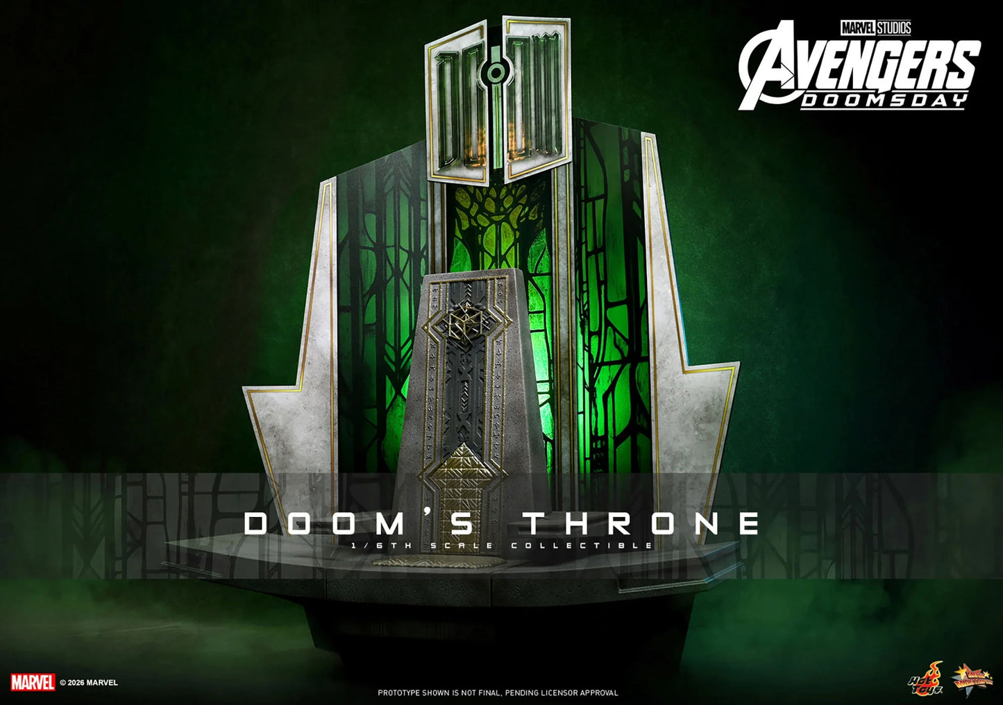 Pre-Order - Avengers: Doomsday ACS016 Doom's Throne 1/6th Scale Collectible Accessory