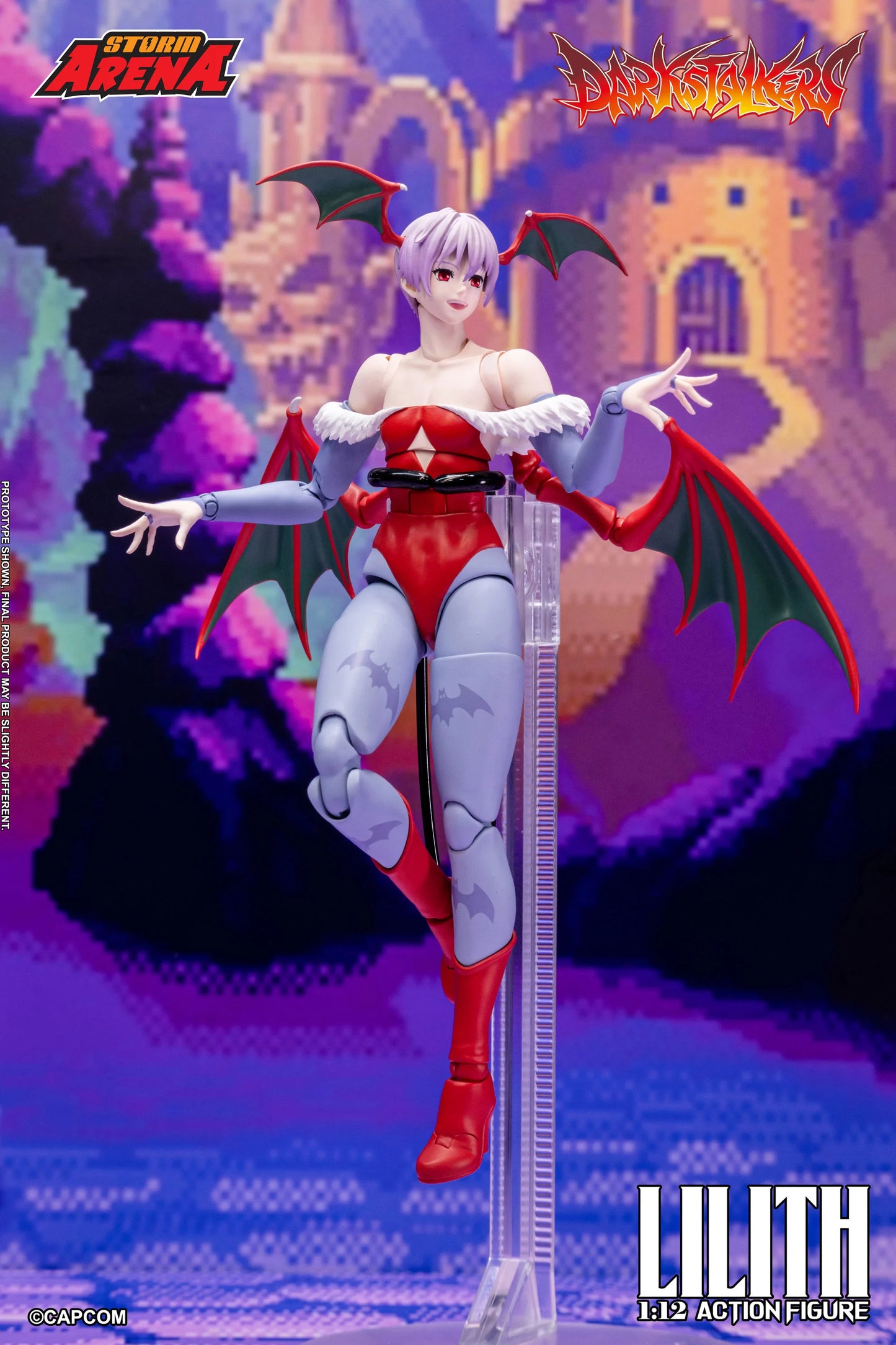 Pre-Order:: Darkstalkers Storm Arena Lilith 1/12 Scale Action Figure