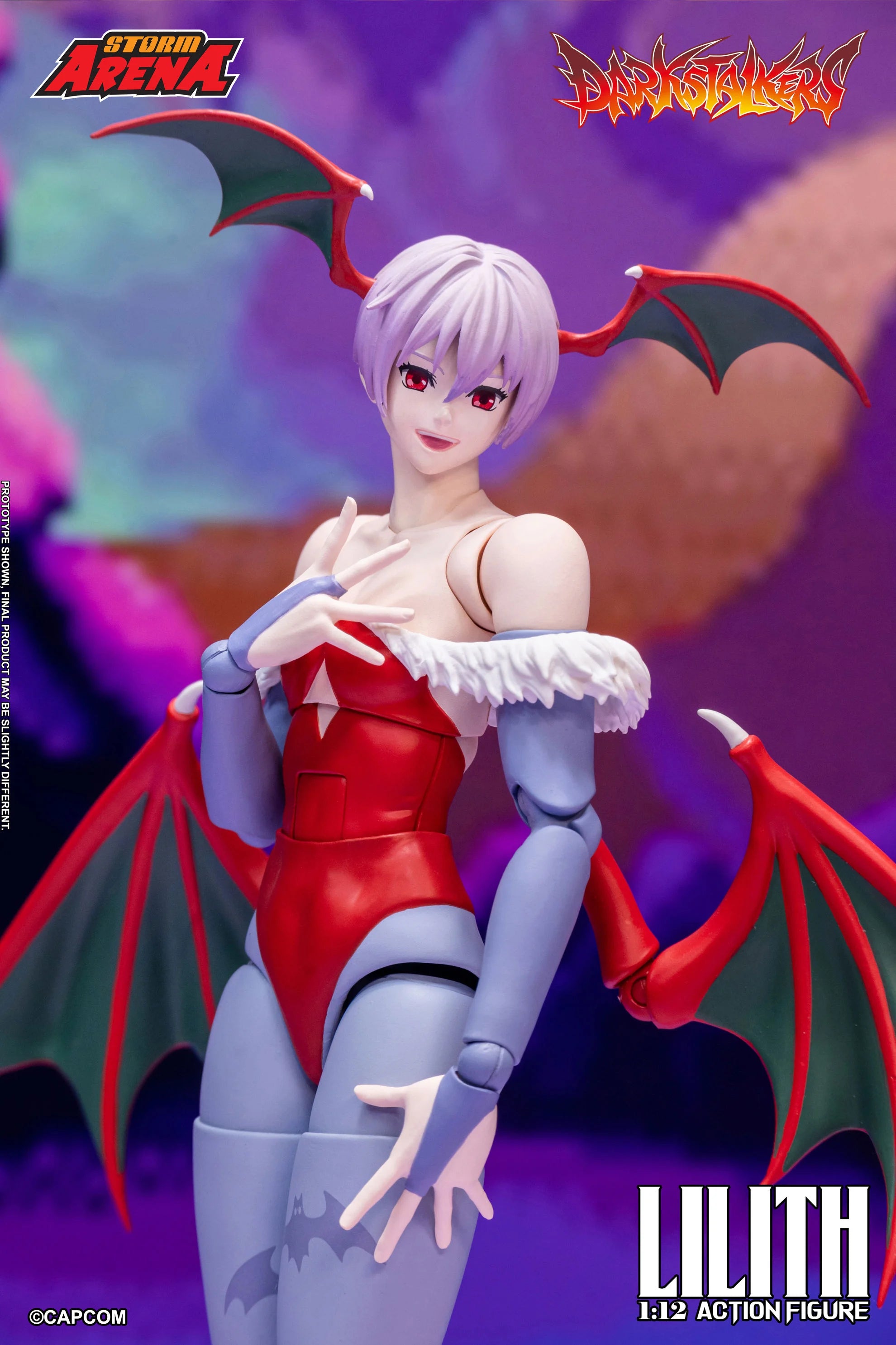 Pre-Order:: Darkstalkers Storm Arena Lilith 1/12 Scale Action