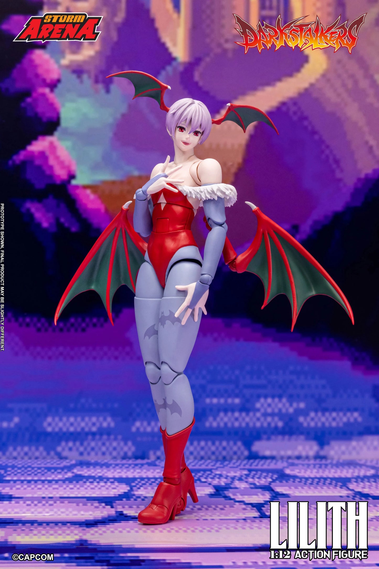Pre-Order:: Darkstalkers Storm Arena Lilith 1/12 Scale Action Figure