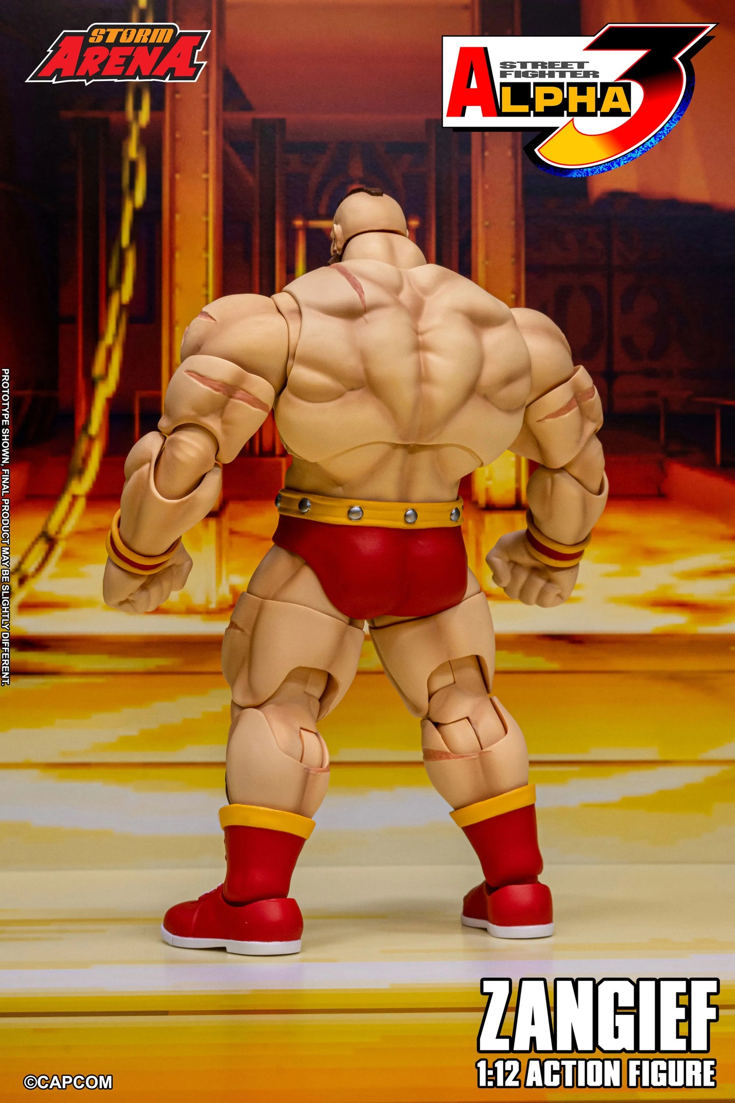 Pre-Order - Street Fighter Alpha 3 Storm Arena Zangief 1/12 Scale Action Figure
