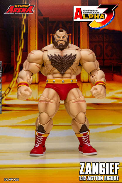 Pre-Order - Street Fighter Alpha 3 Storm Arena Zangief 1/12 Scale Action Figure