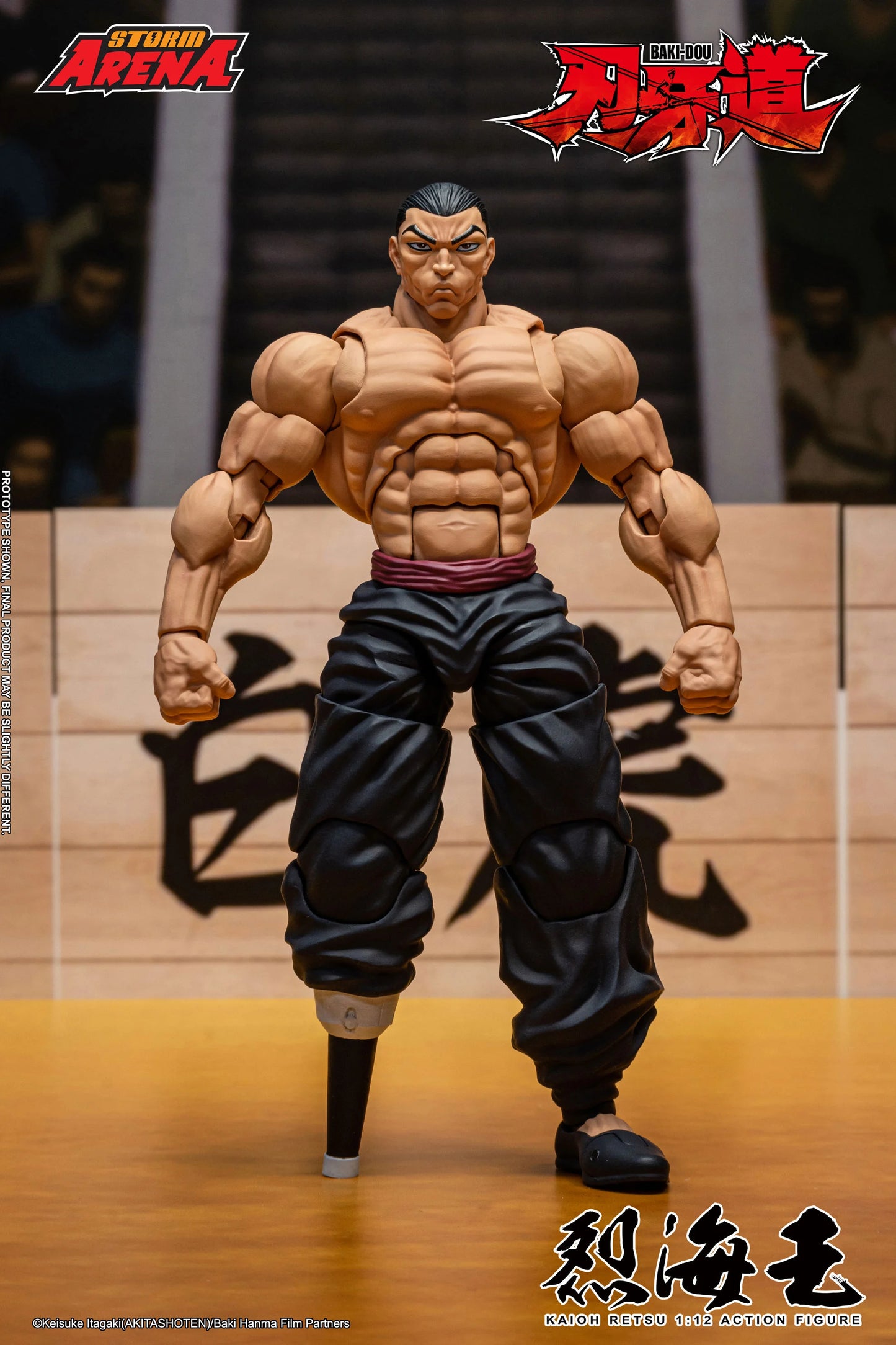 Pre-Order -Baki Hanma: Son of Ogre Storm Arena Kaioh Retsu 1/12 Scale Action Figure
