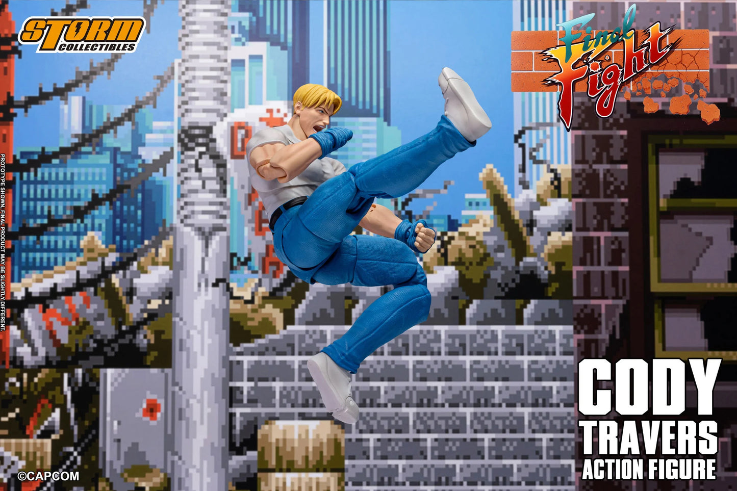 Pre-Order - Final Fight Cody Travers 1/12 Scale Action Figure