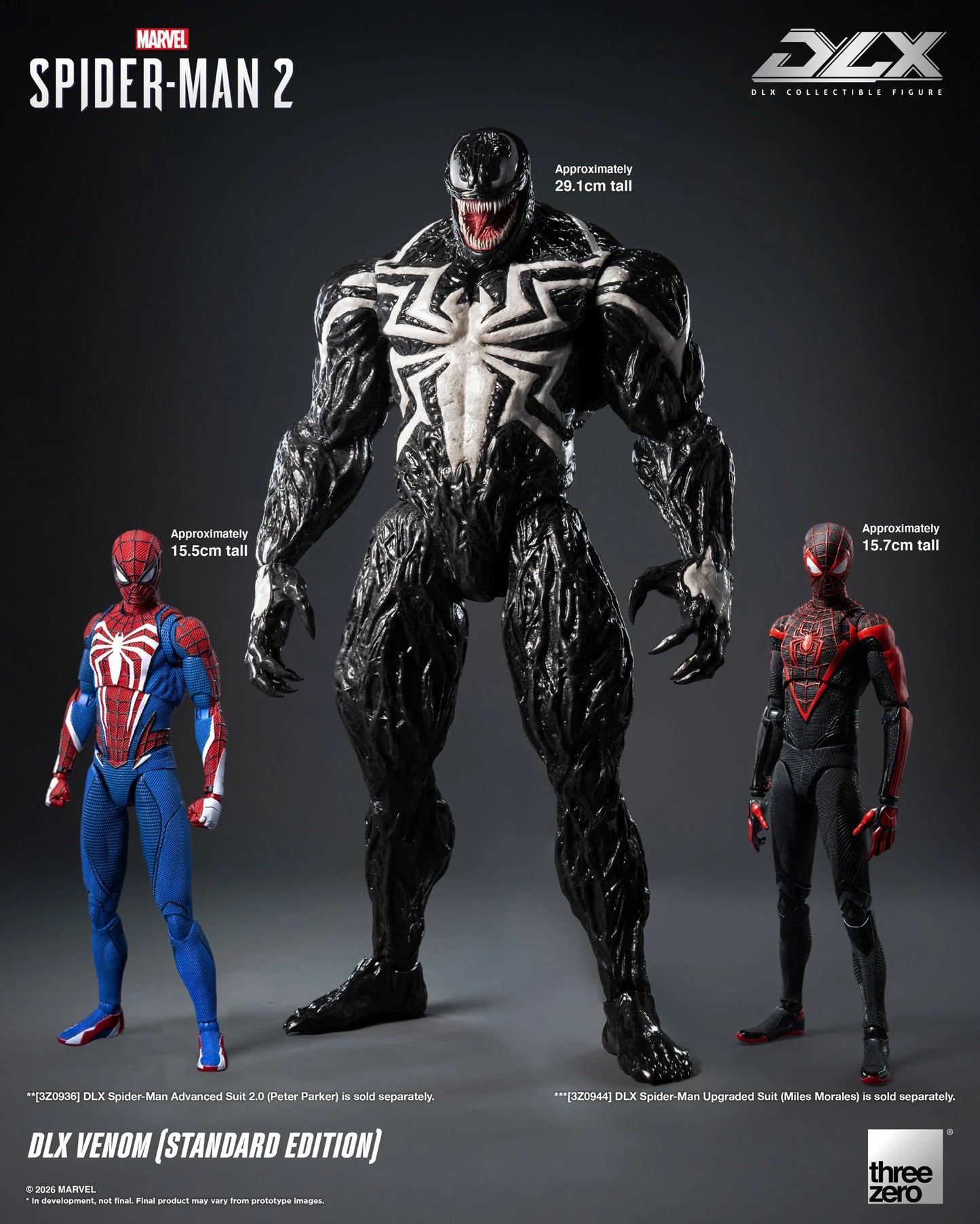PRE-ORDER - Marvel's Spider-Man 2 DLX Venom Standard Edition Action Figure