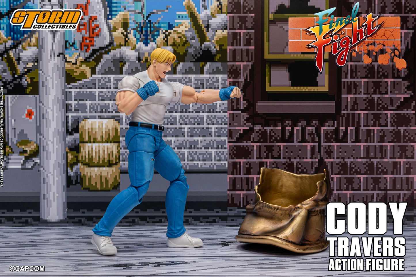 Pre-Order - Final Fight Cody Travers 1/12 Scale Action Figure