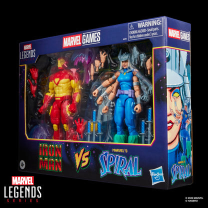 Pre-Order - Marvel Legends Gamerverse Iron Man & Marvel's Spiral Action Figure Two-Pack