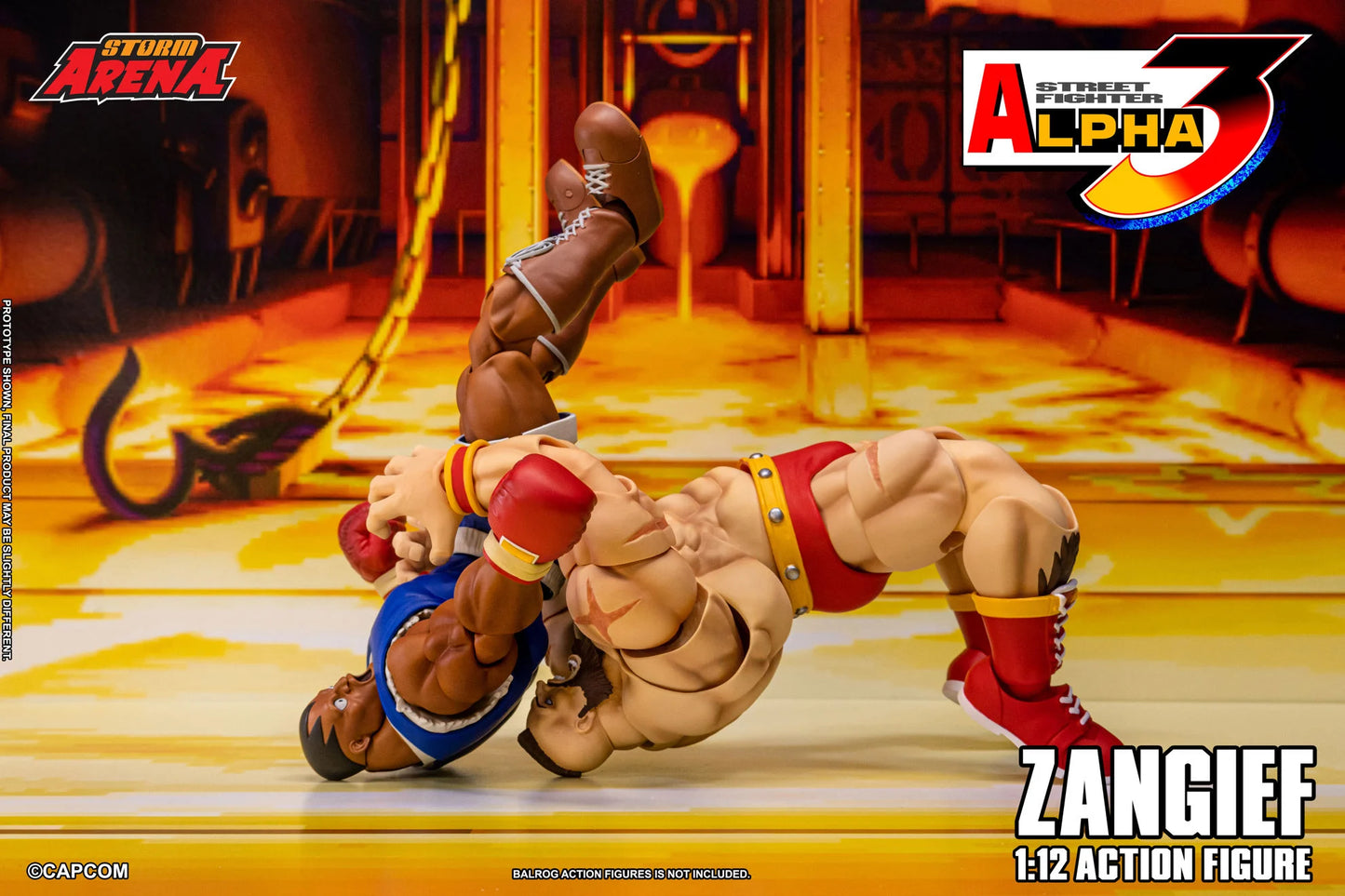 Pre-Order - Street Fighter Alpha 3 Storm Arena Zangief 1/12 Scale Action Figure