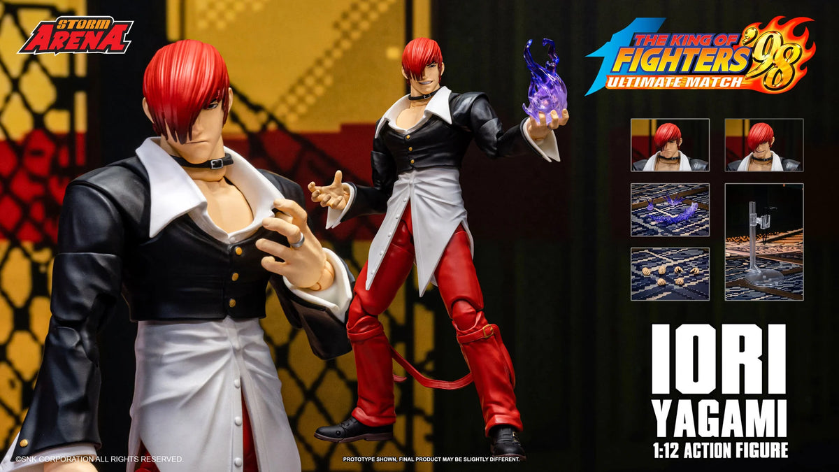 Pre-Order -The King of Fighters '98 Ultimate Match Storm Arena Iori Yagami 1/12 Scale Action Figure