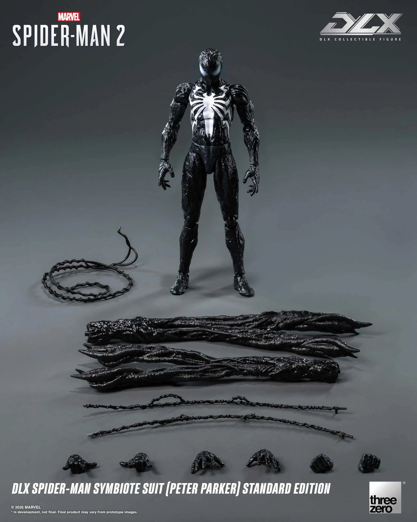PRE-ORDER - Marvel's Spider-Man 2 DLX Spider-Man Symbiote Suit (Peter Parker) Standard Edition Action Figure