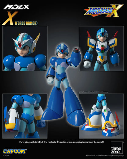 PRE-ORDER - Mega Man X MDLX Articulated Figure Series Mega Man X (Force Armor) Action Figure
