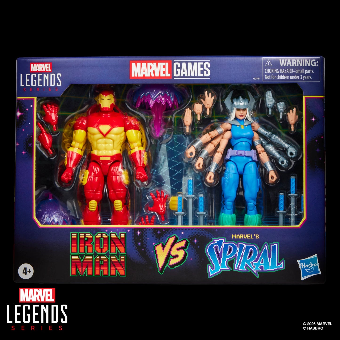 Pre-Order - Marvel Legends Gamerverse Iron Man & Marvel's Spiral Action Figure Two-Pack