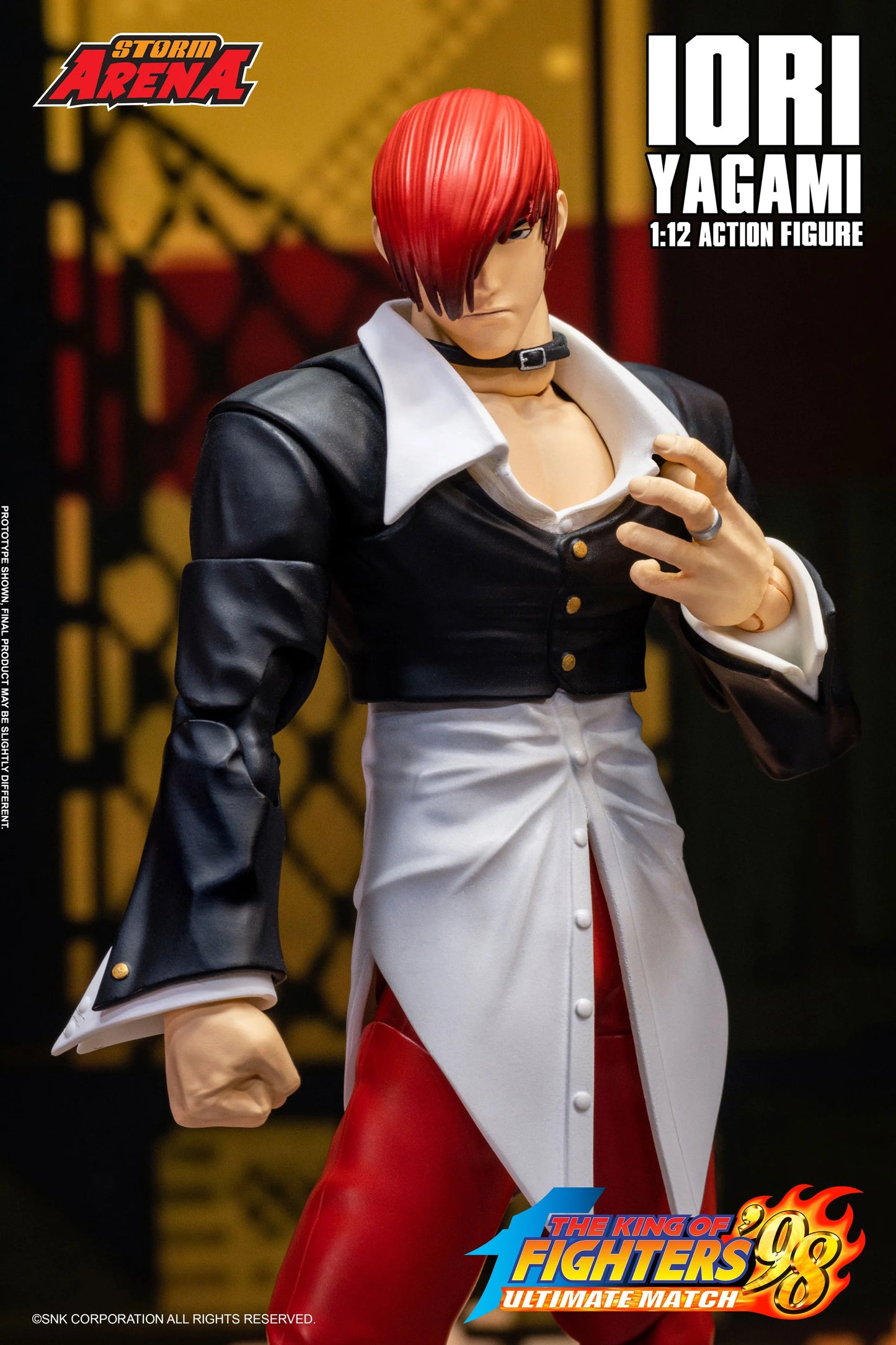 Pre-Order -The King of Fighters '98 Ultimate Match Storm Arena Iori Yagami 1/12 Scale Action Figure