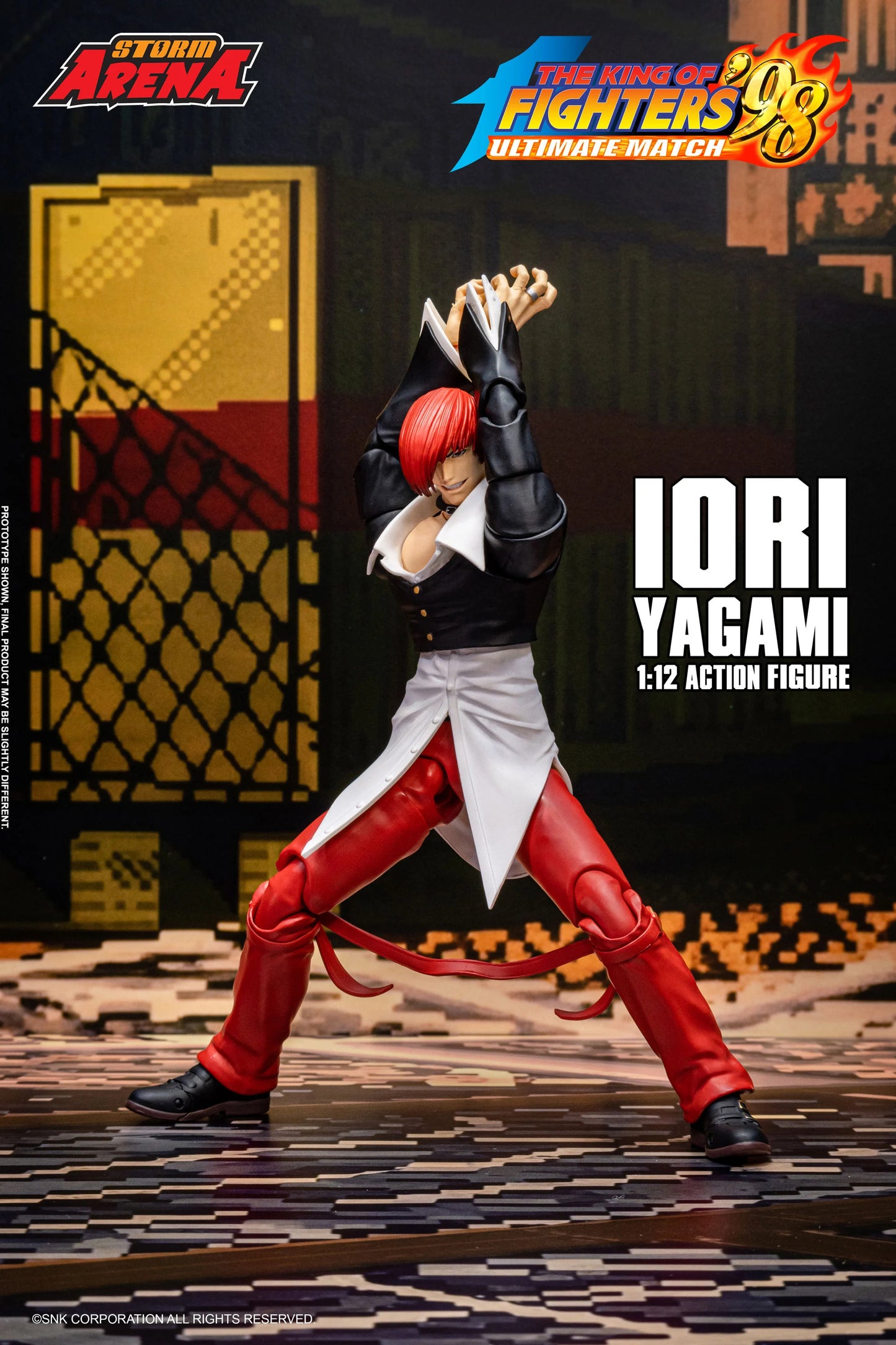 Pre-Order -The King of Fighters '98 Ultimate Match Storm Arena Iori Yagami 1/12 Scale Action Figure