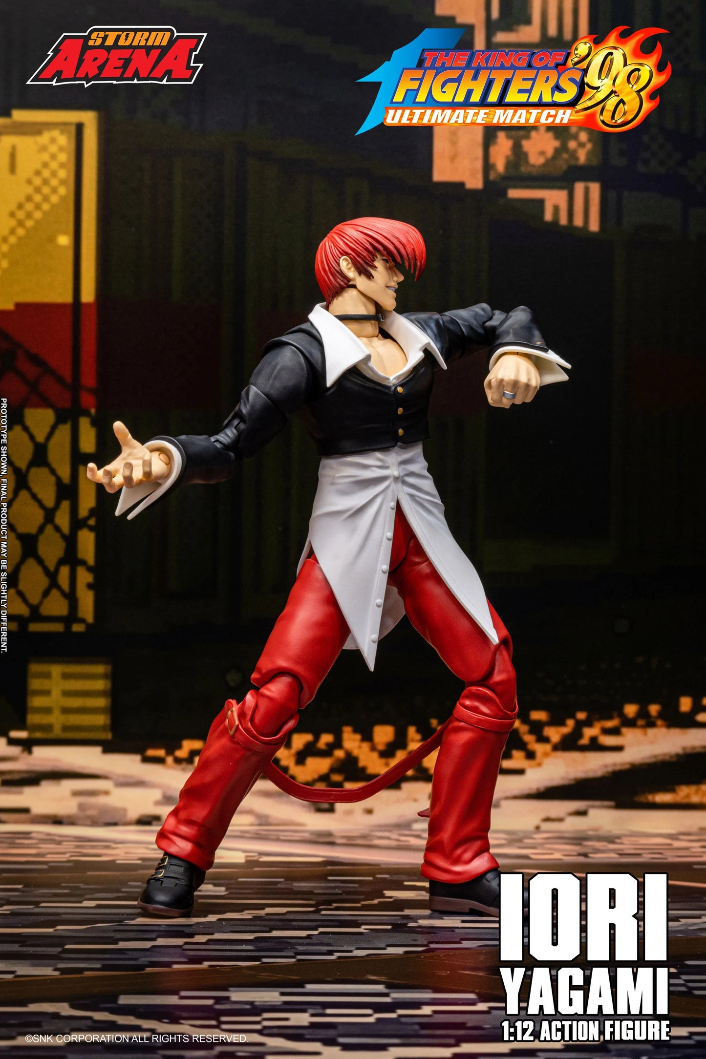 Pre-Order -The King of Fighters '98 Ultimate Match Storm Arena Iori Yagami 1/12 Scale Action Figure