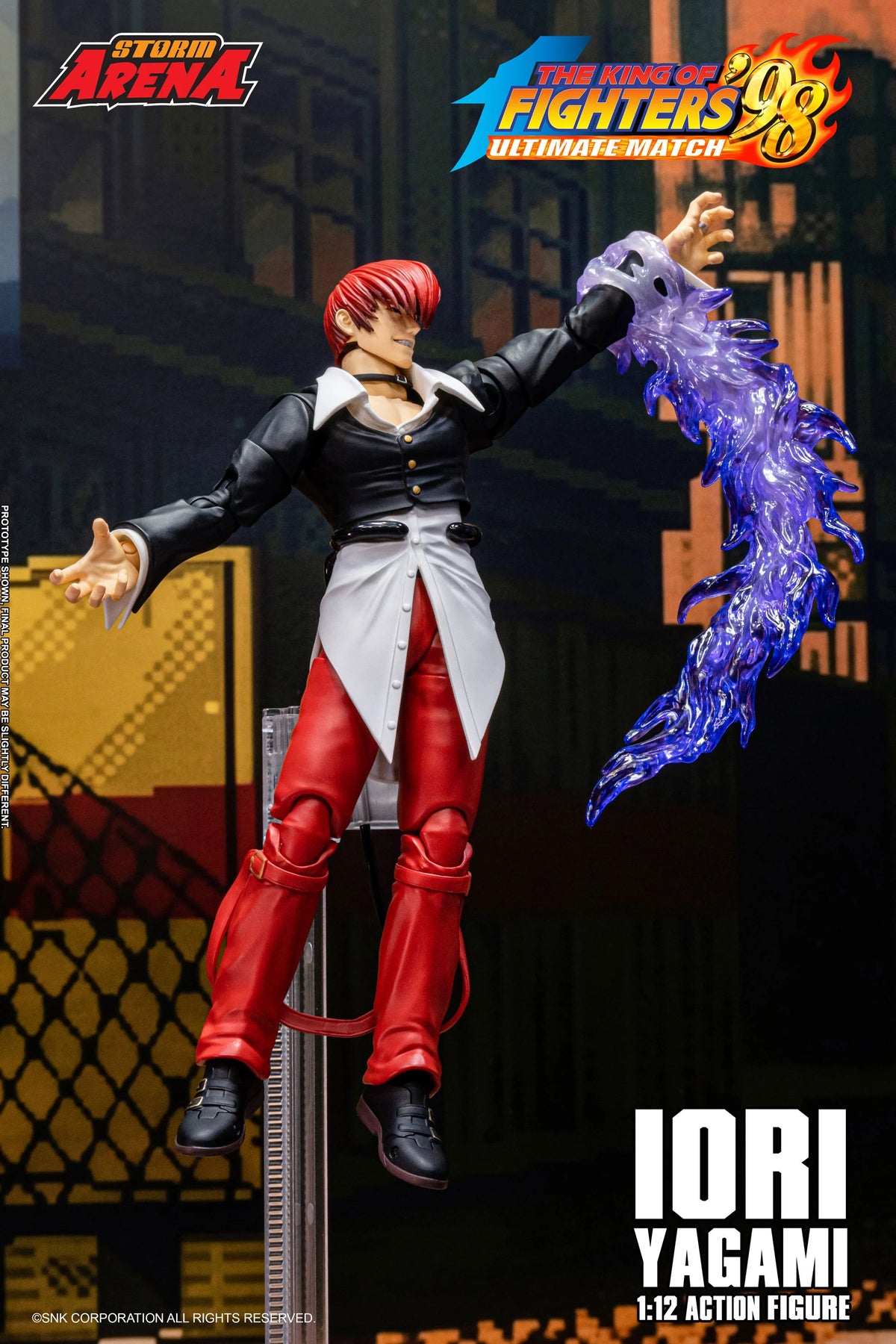 Pre-Order -The King of Fighters '98 Ultimate Match Storm Arena Iori Yagami 1/12 Scale Action Figure