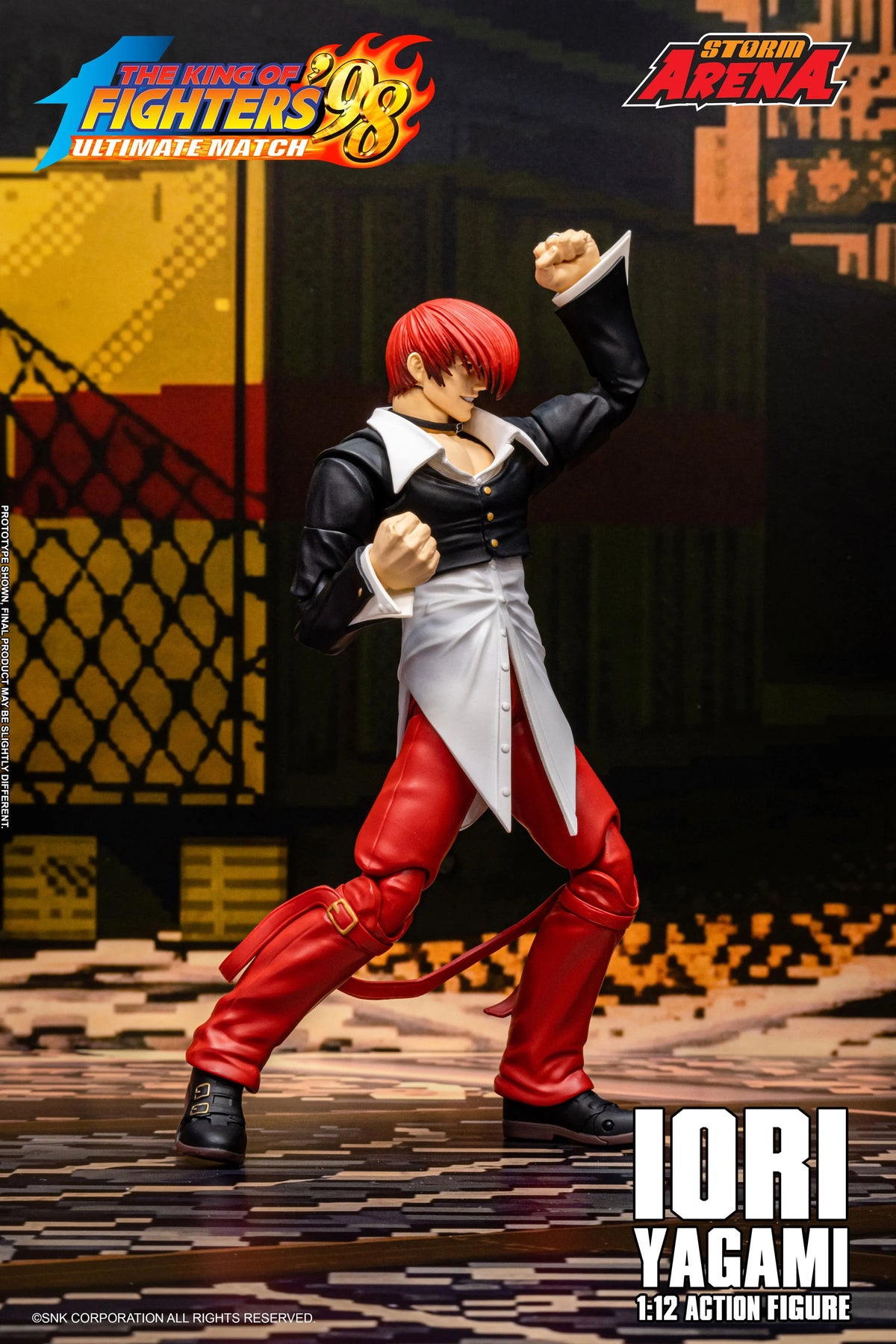 Pre-Order -The King of Fighters '98 Ultimate Match Storm Arena Iori Yagami 1/12 Scale Action Figure