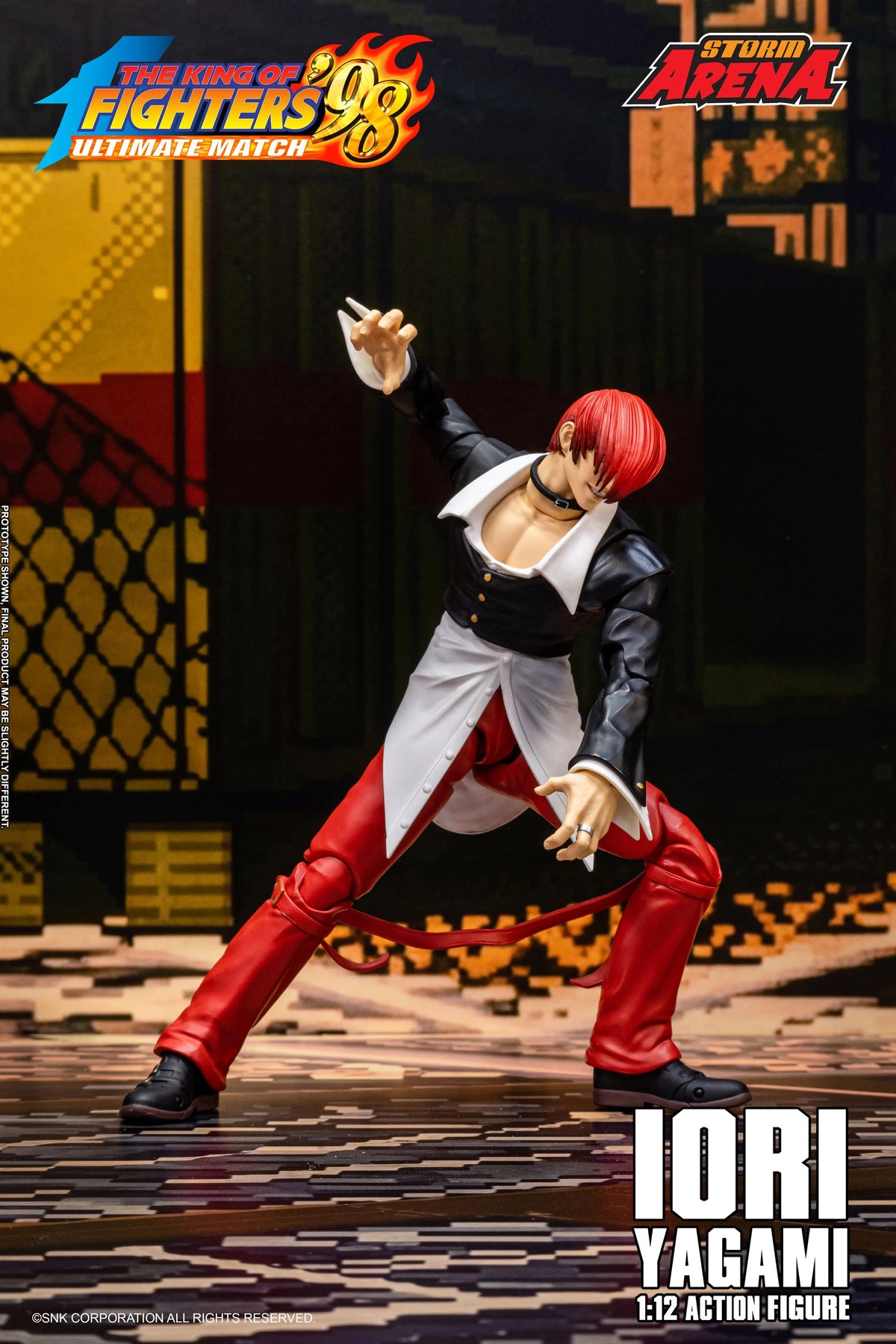 Pre-Order -The King of Fighters '98 Ultimate Match Storm Arena Iori Yagami 1/12 Scale Action Figure