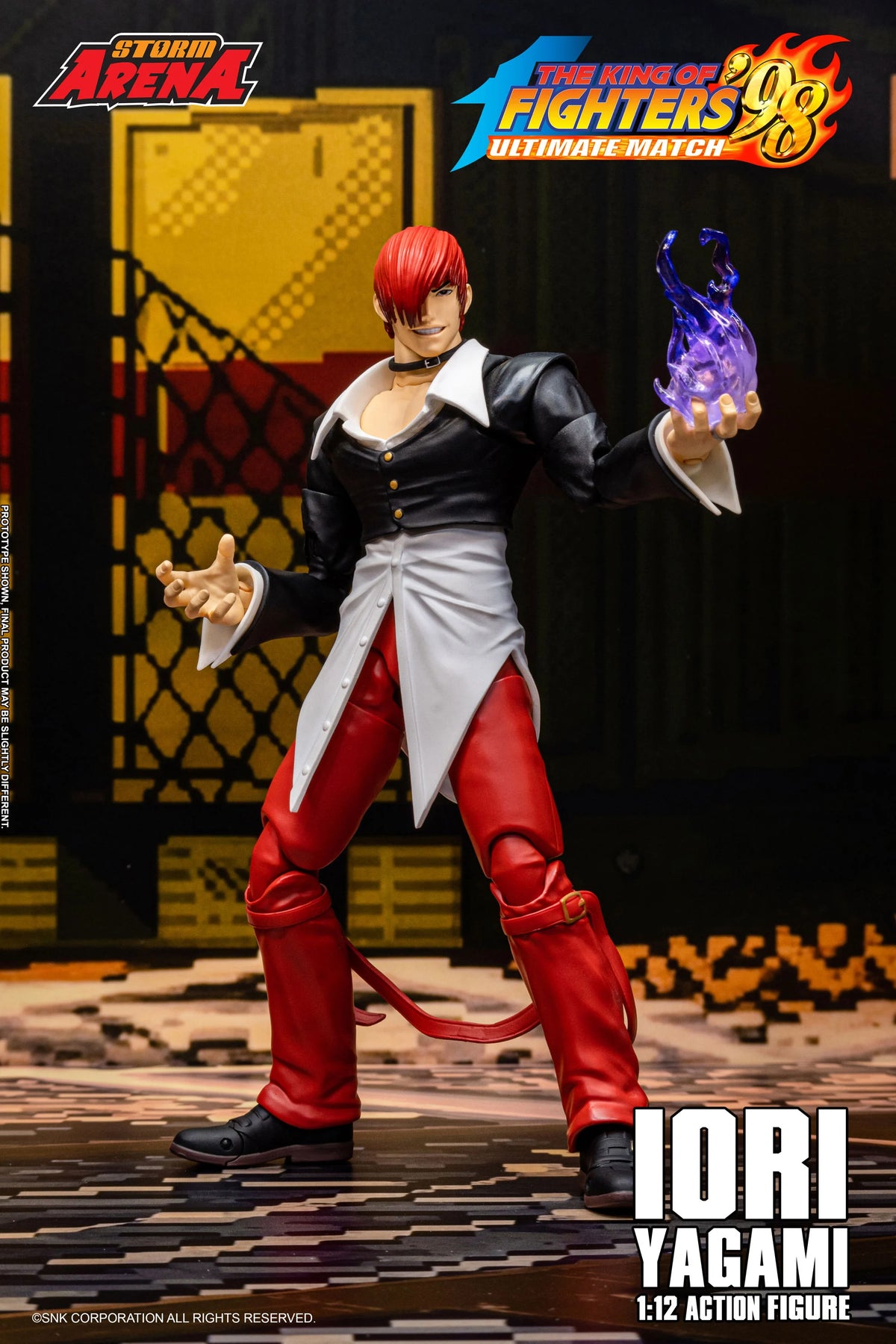 Pre-Order -The King of Fighters '98 Ultimate Match Storm Arena Iori Yagami 1/12 Scale Action Figure