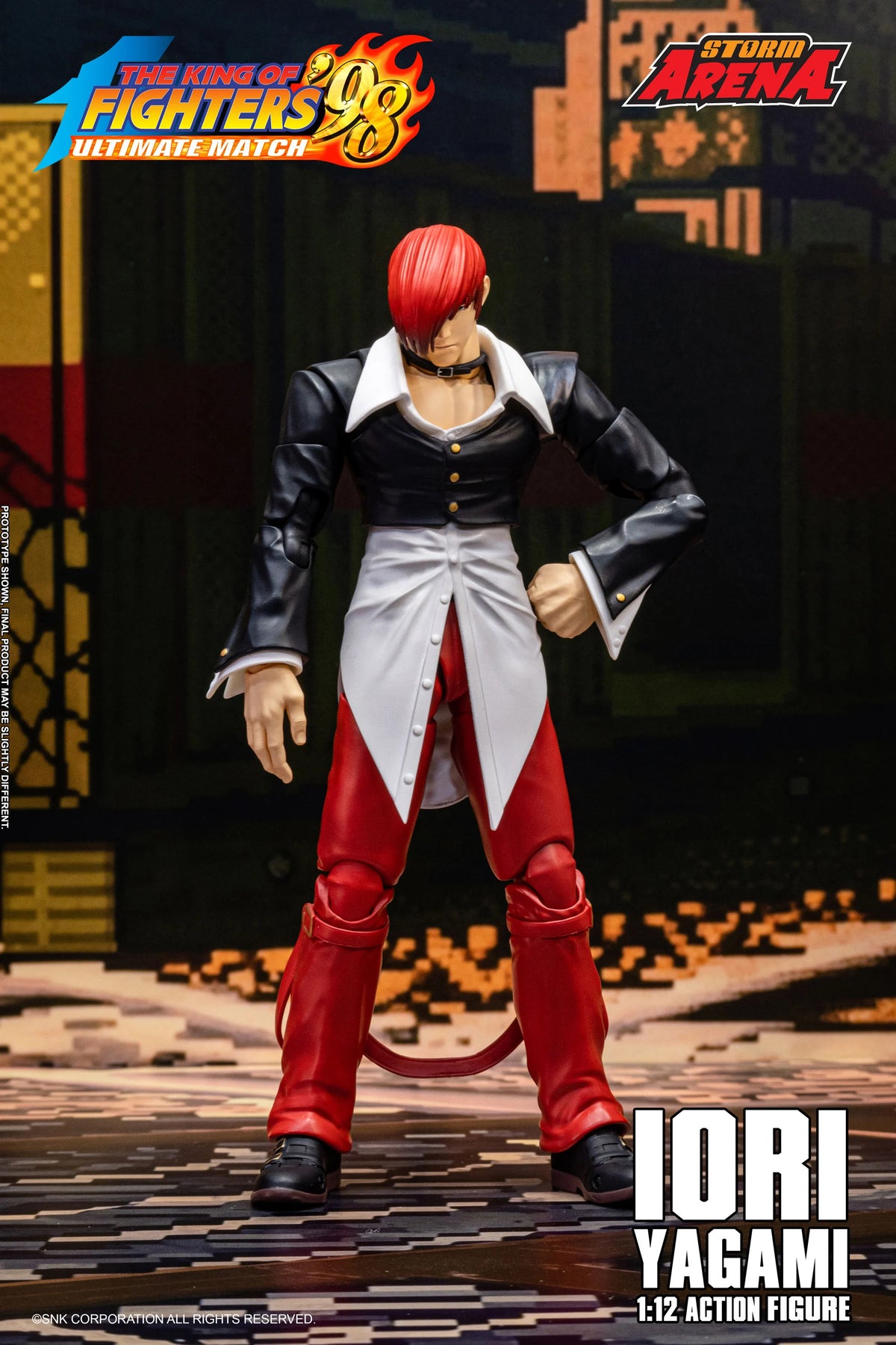 Pre-Order -The King of Fighters '98 Ultimate Match Storm Arena Iori Yagami 1/12 Scale Action Figure