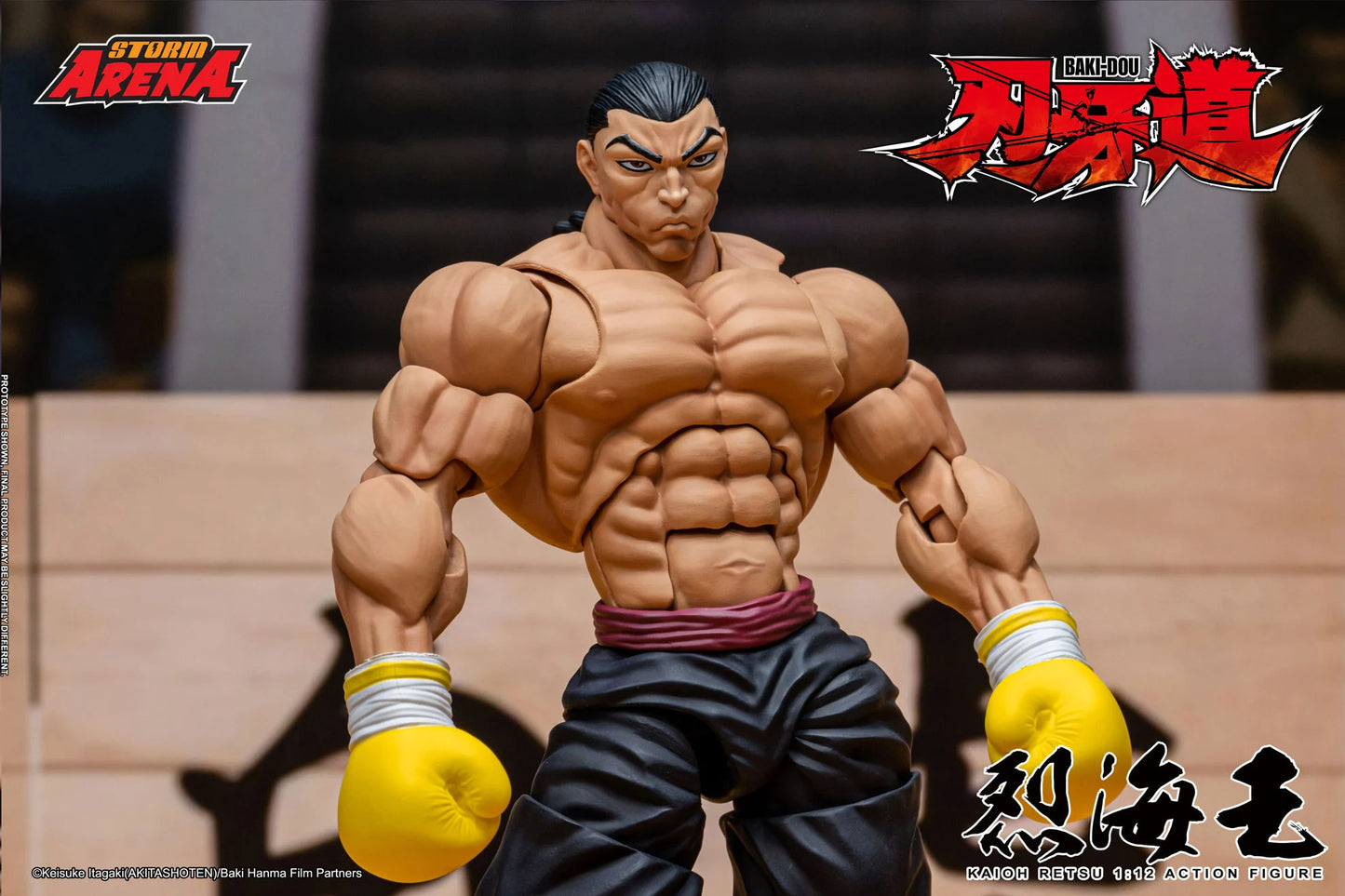 Pre-Order -Baki Hanma: Son of Ogre Storm Arena Kaioh Retsu 1/12 Scale Action Figure