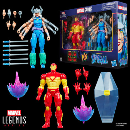 Pre-Order - Marvel Legends Gamerverse Iron Man & Marvel's Spiral Action Figure Two-Pack