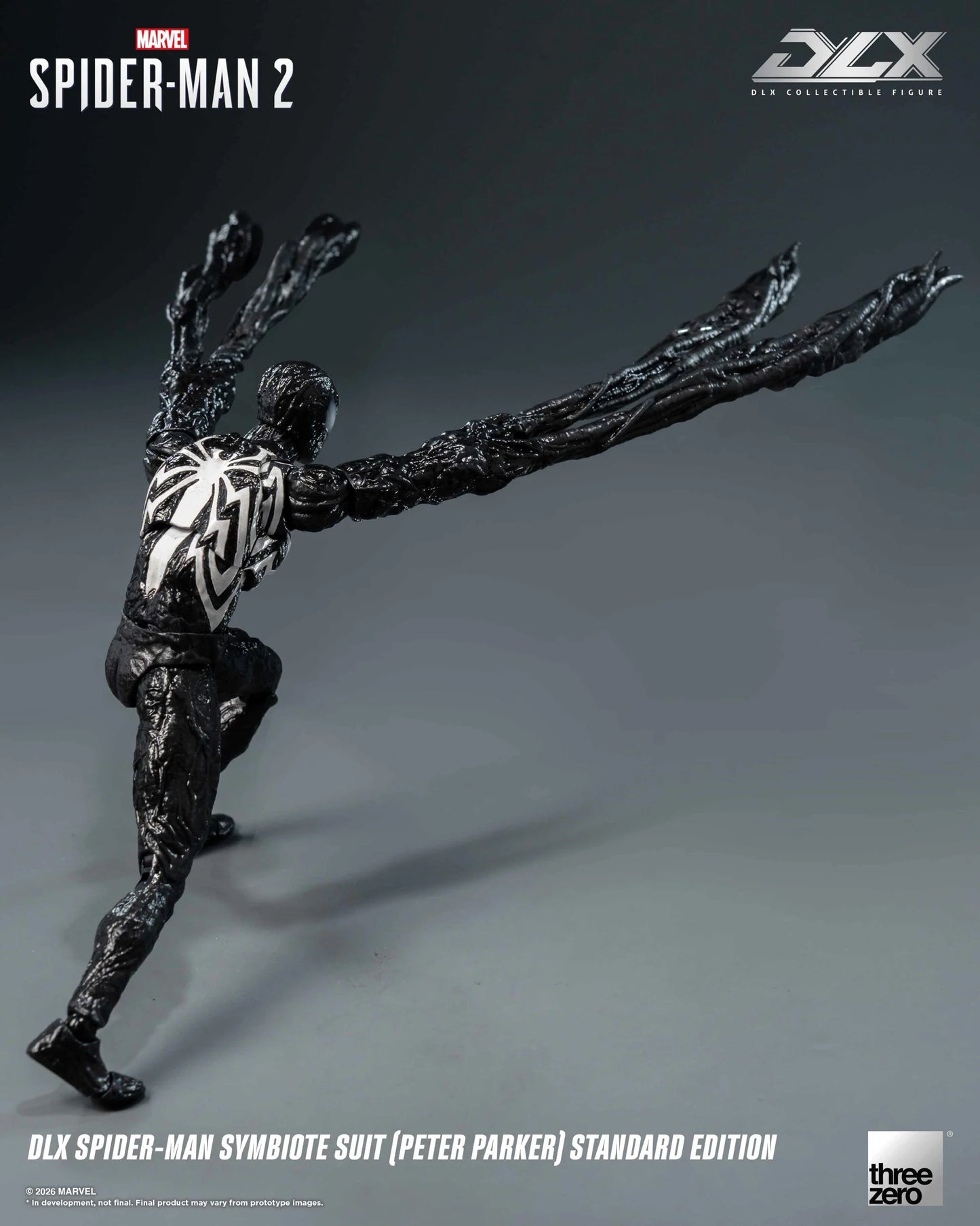 PRE-ORDER - Marvel's Spider-Man 2 DLX Spider-Man Symbiote Suit (Peter Parker) Standard Edition Action Figure