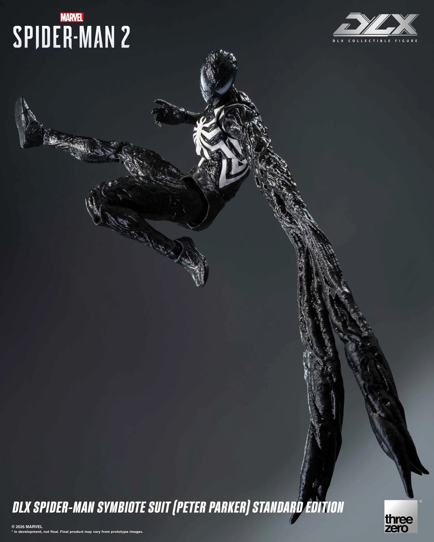 PRE-ORDER - Marvel's Spider-Man 2 DLX Spider-Man Symbiote Suit (Peter Parker) Standard Edition Action Figure