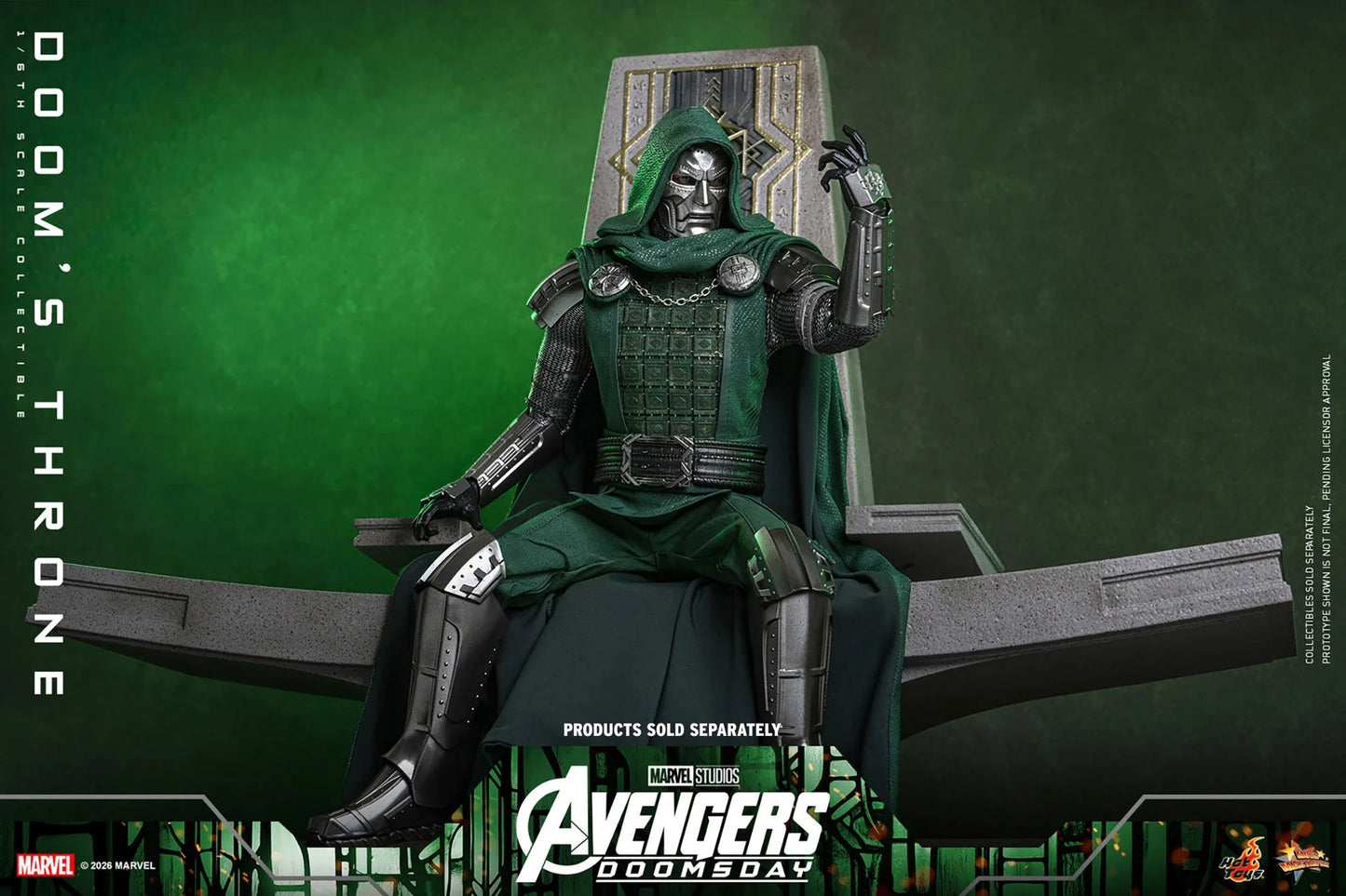 Pre-Order - Avengers: Doomsday ACS016 Doom's Throne 1/6th Scale Collectible Accessory