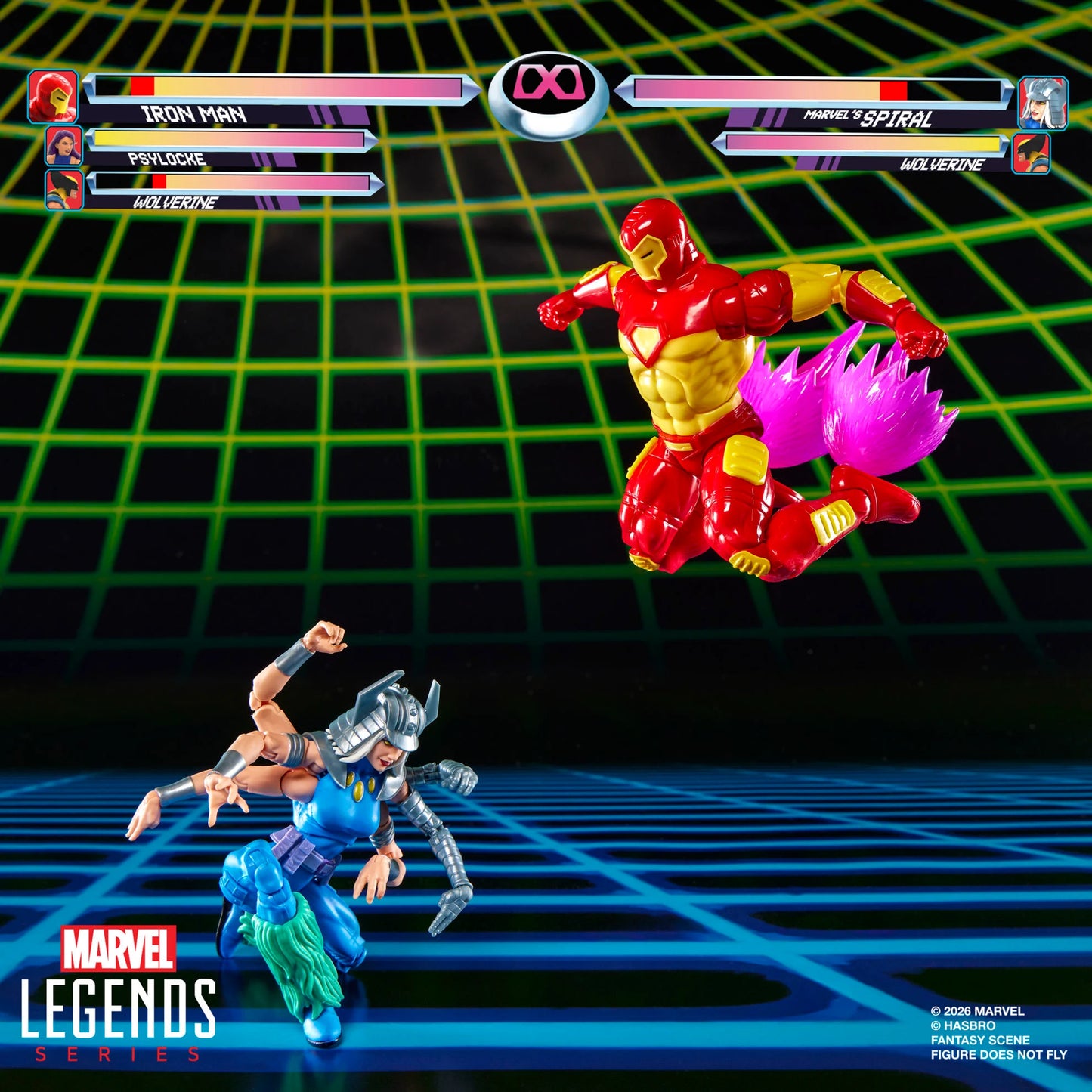 Pre-Order - Marvel Legends Gamerverse Iron Man & Marvel's Spiral Action Figure Two-Pack