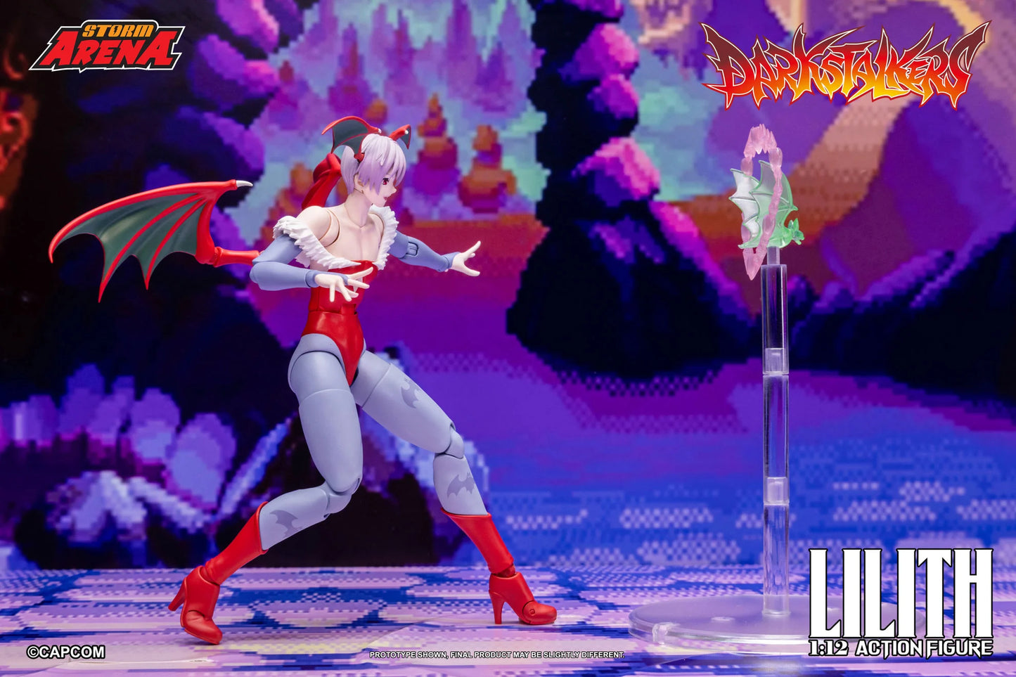 Pre-Order:: Darkstalkers Storm Arena Lilith 1/12 Scale Action Figure