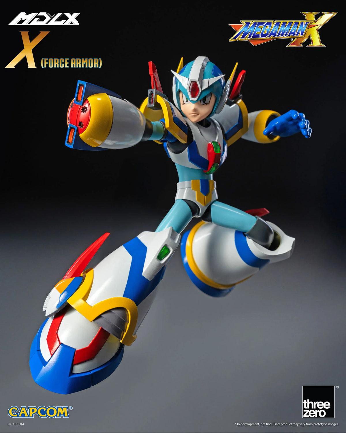 PRE-ORDER - Mega Man X MDLX Articulated Figure Series Mega Man X (Force Armor) Action Figure