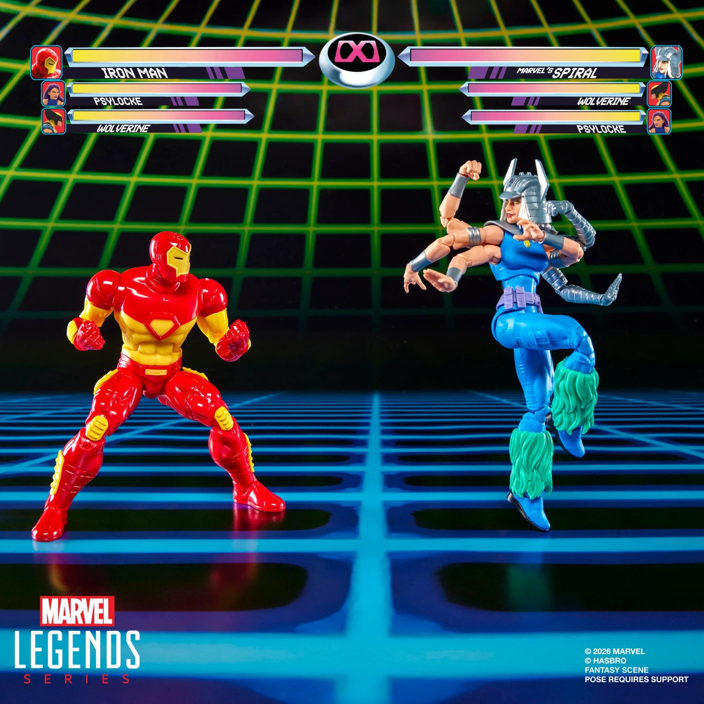 Pre-Order - Marvel Legends Gamerverse Iron Man & Marvel's Spiral Action Figure Two-Pack