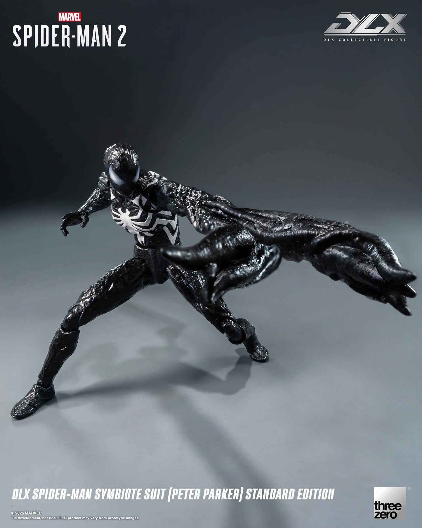 PRE-ORDER - Marvel's Spider-Man 2 DLX Spider-Man Symbiote Suit (Peter Parker) Standard Edition Action Figure