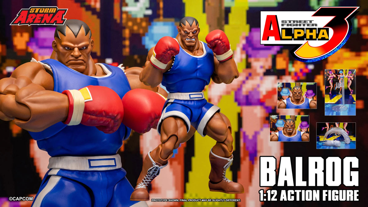 Pre-Order - Street Fighter Alpha 3 Storm Arena Balrog 1/12 Scale Action Figure