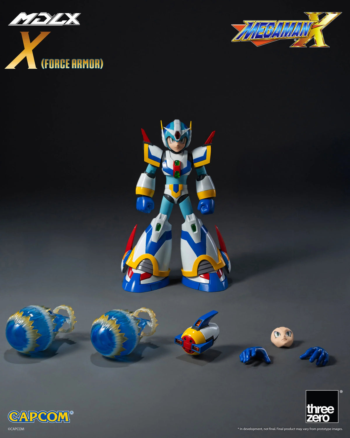 PRE-ORDER - Mega Man X MDLX Articulated Figure Series Mega Man X (Force Armor) Action Figure