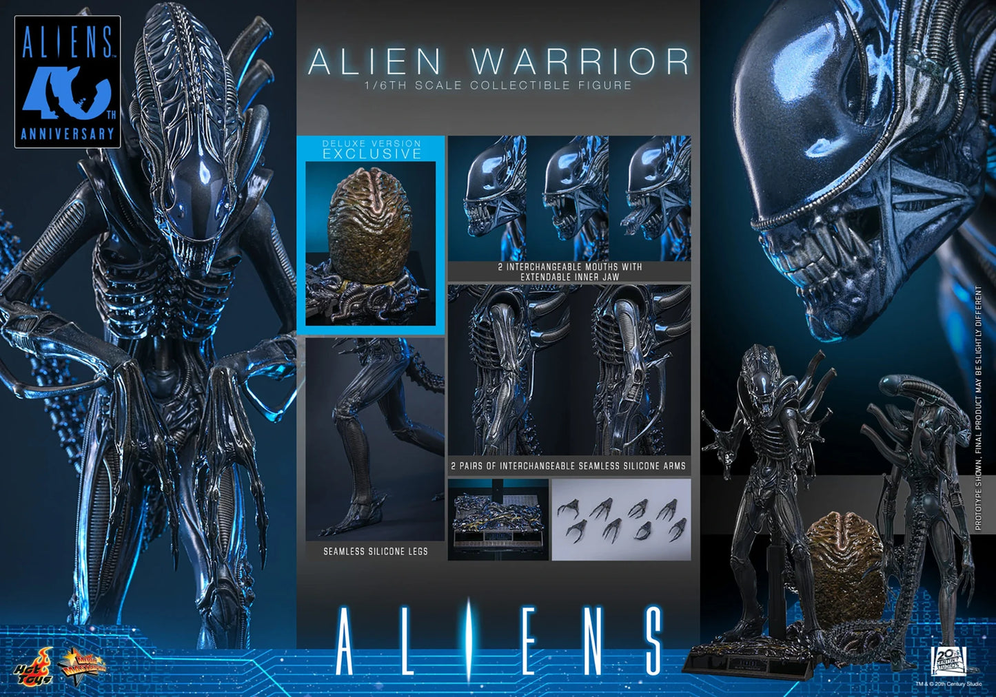 Pre-Order - Aliens MMS899 Alien Warrior (Deluxe Ver.) 1/6th Scale Collectible Figure
