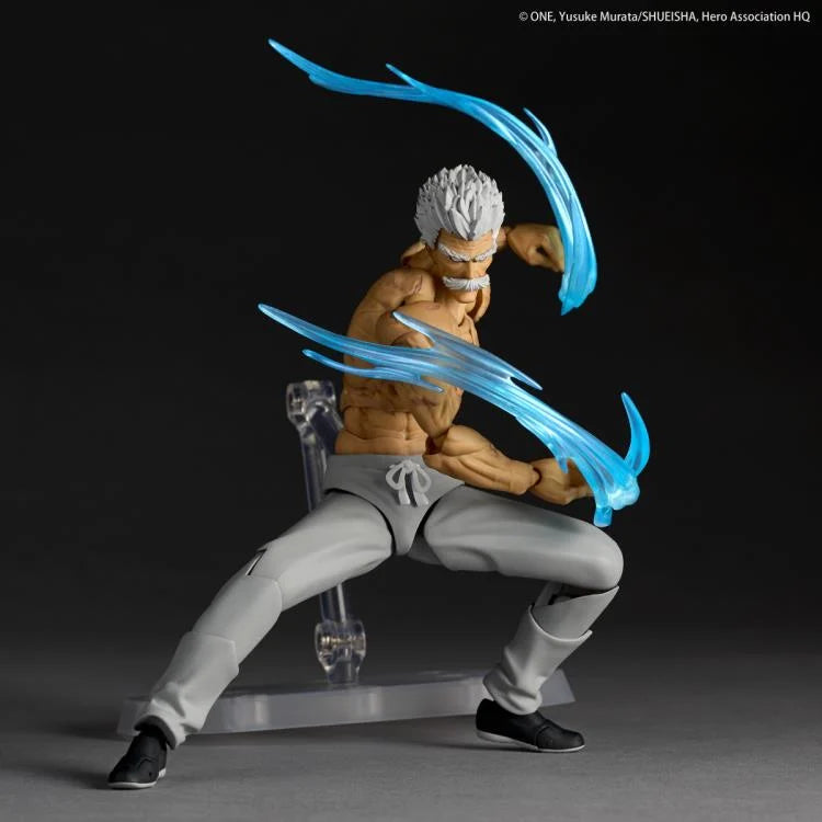 Pre-Order - One-Punch Man Amazing Yamaguchi Revoltech NR113 Bang (Silver Fang Ver.) Action Figure