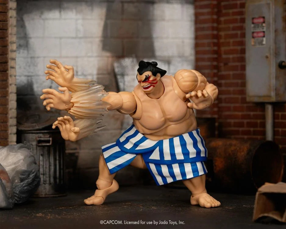 Pre-Order: Ultra Street Fighter II: The Final Challengers E. Honda (Deluxe Ver.) 1/12 Scale Action Figure