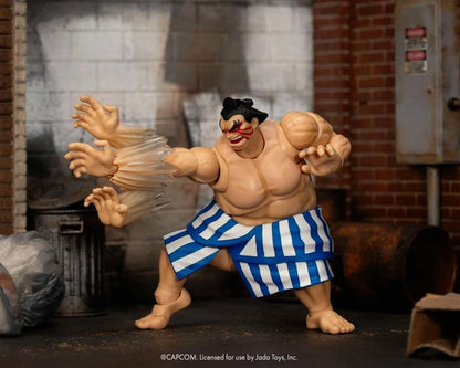 Pre-Order: Ultra Street Fighter II: The Final Challengers E. Honda (Deluxe Ver.) 1/12 Scale Action Figure