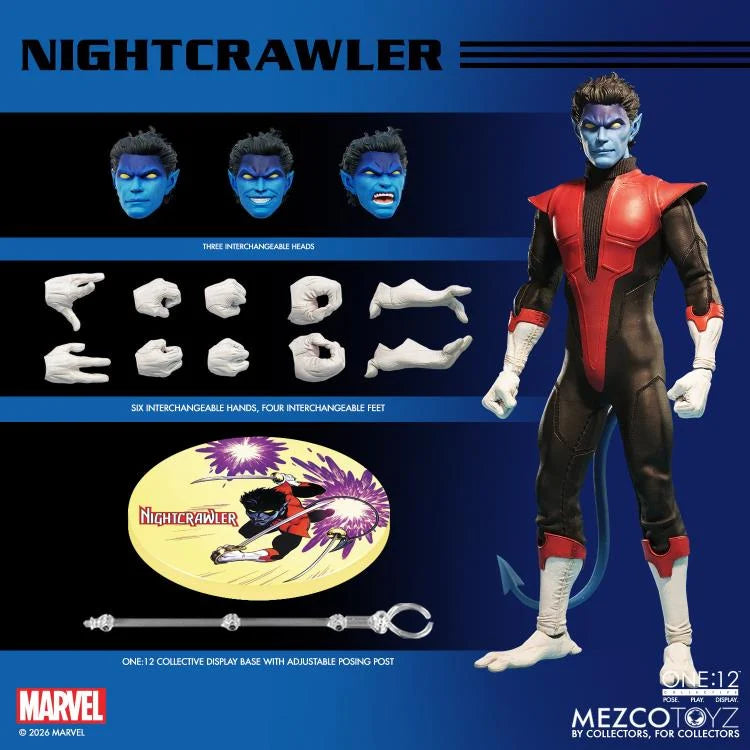 PRE-ORDER: Marvel Comics One:12 Collective Nightcrawler Action Figure