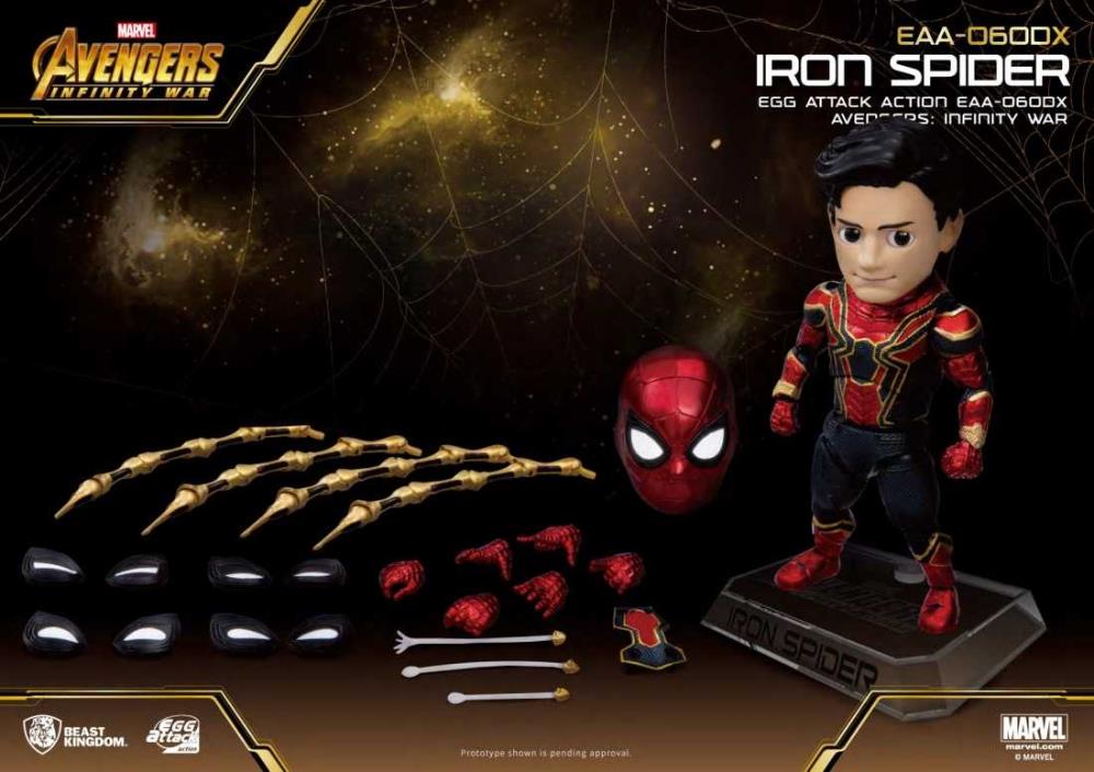 Avengers: Infinity War Egg Attack Action EAA-060DX Iron Spider PX Previews Exclusive