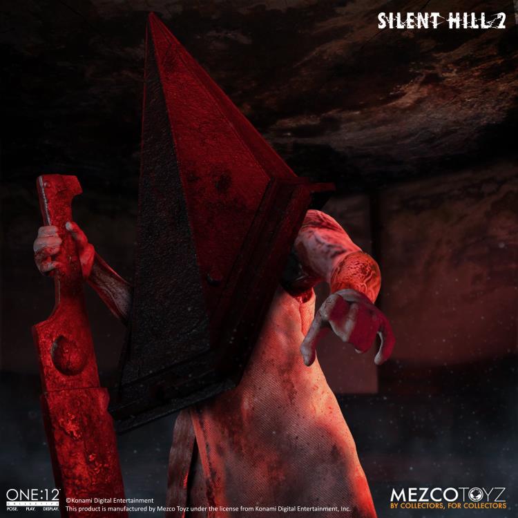 Silent Hill 2 Triangular Head Red Pyramid Head Actionable Model Decoration Boxed : : Toys & Games
