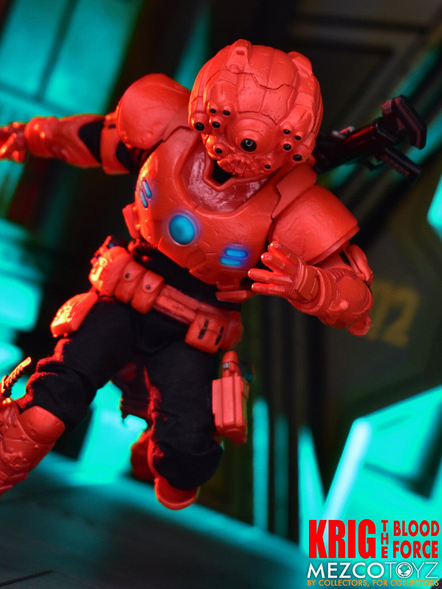 One:12 Mezco Rumble Society KRIG : Blood Force Asia Goal Exclusive