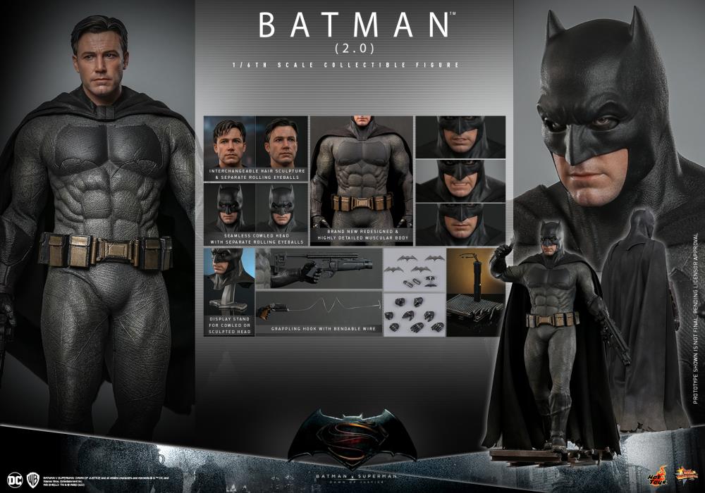 Batman v Superman: Dawn of Justice MMS731 Batman (Ver.2) 1/6th Scale Collectible Figure